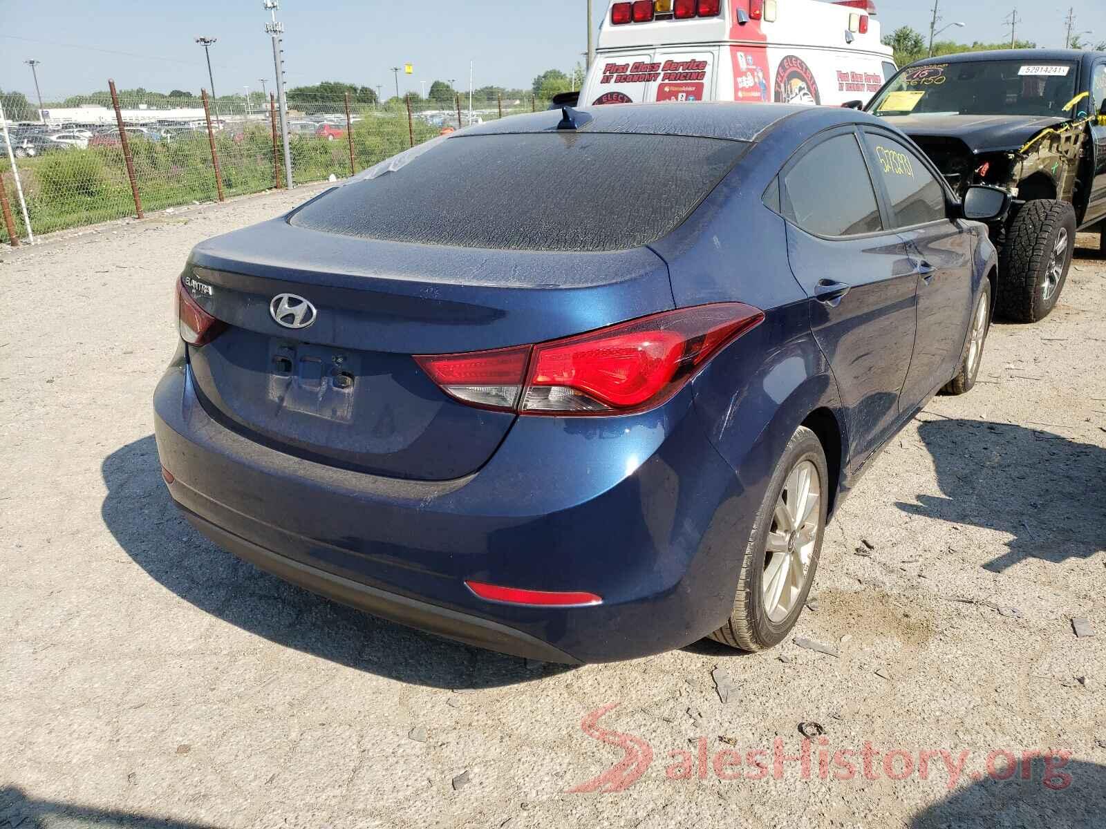 5NPDH4AE7GH737513 2016 HYUNDAI ELANTRA