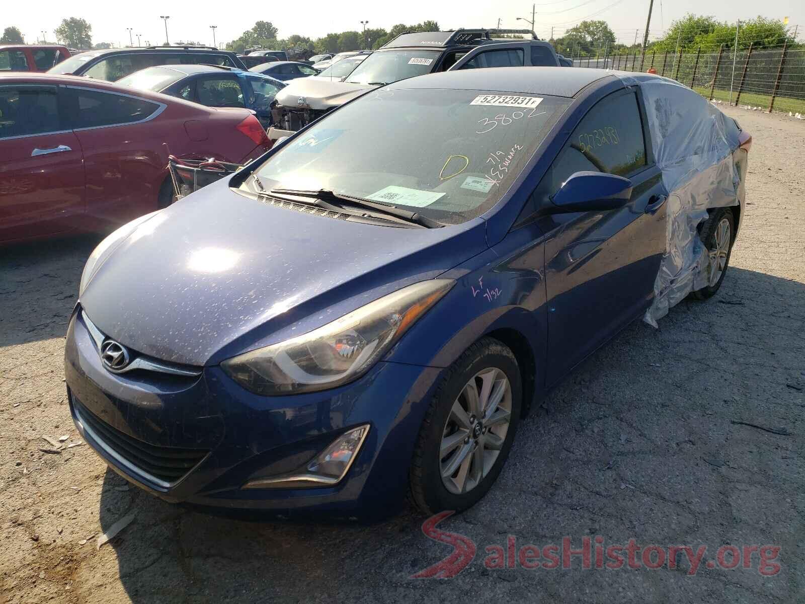 5NPDH4AE7GH737513 2016 HYUNDAI ELANTRA