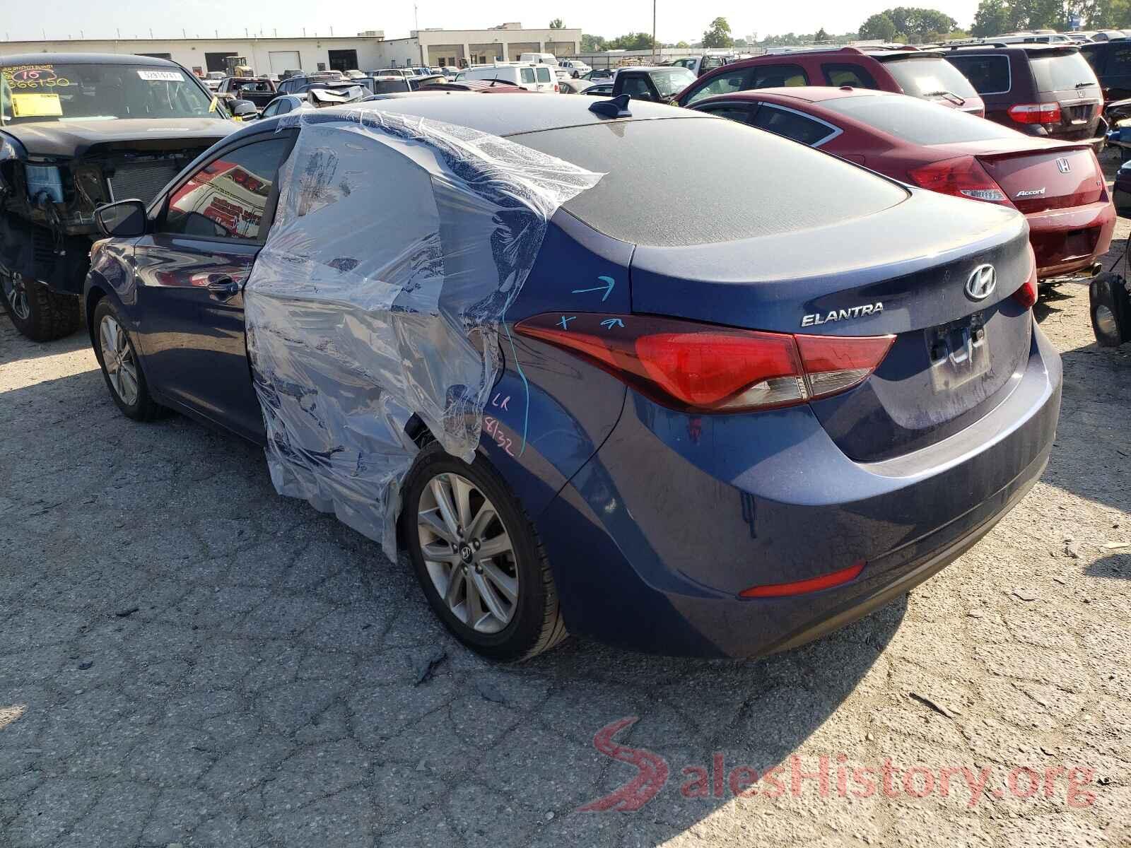 5NPDH4AE7GH737513 2016 HYUNDAI ELANTRA