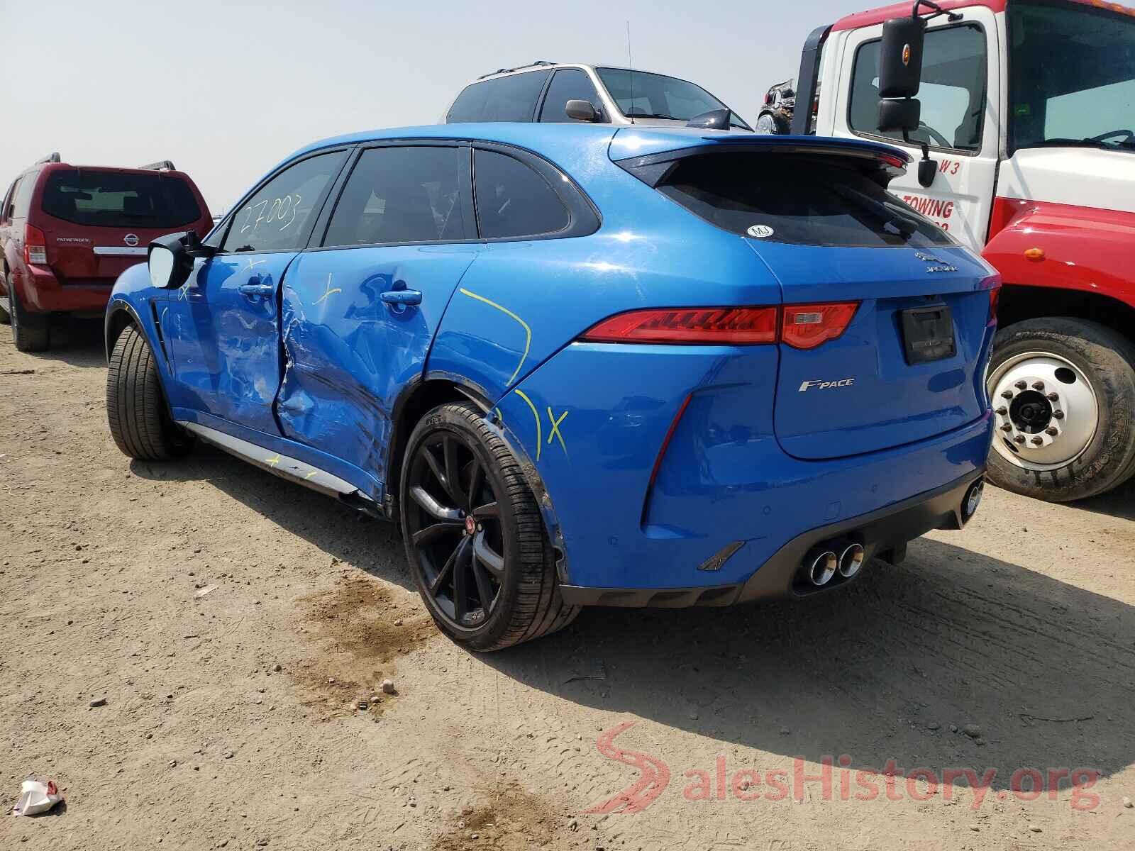 SADCZ2EE6LA627906 2020 JAGUAR F-PACE