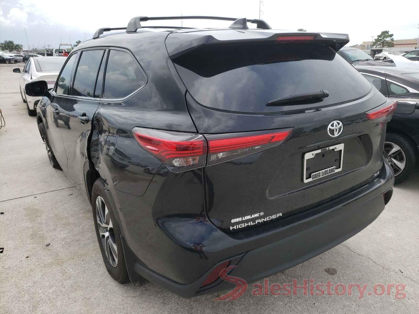 5TDGZRAH9MS515076 2021 TOYOTA HIGHLANDER