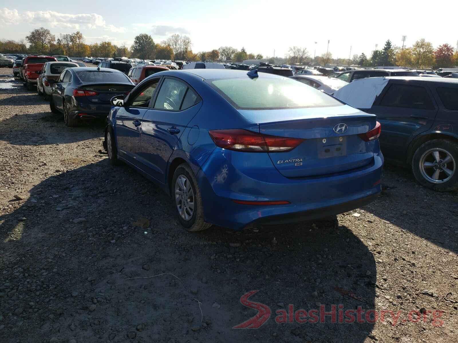 5NPD74LF2HH102760 2017 HYUNDAI ELANTRA