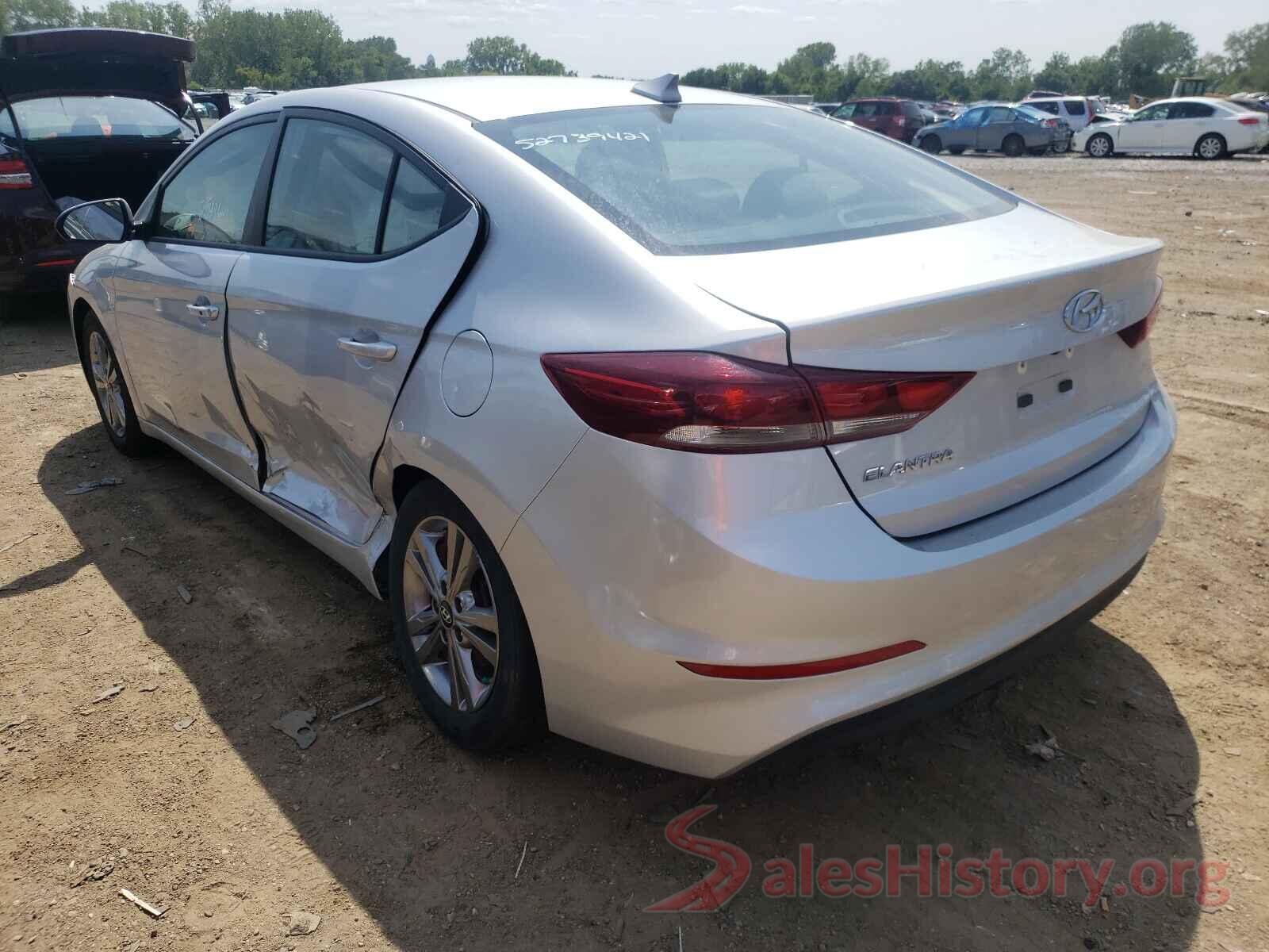 KMHD84LF2JU629119 2018 HYUNDAI ELANTRA