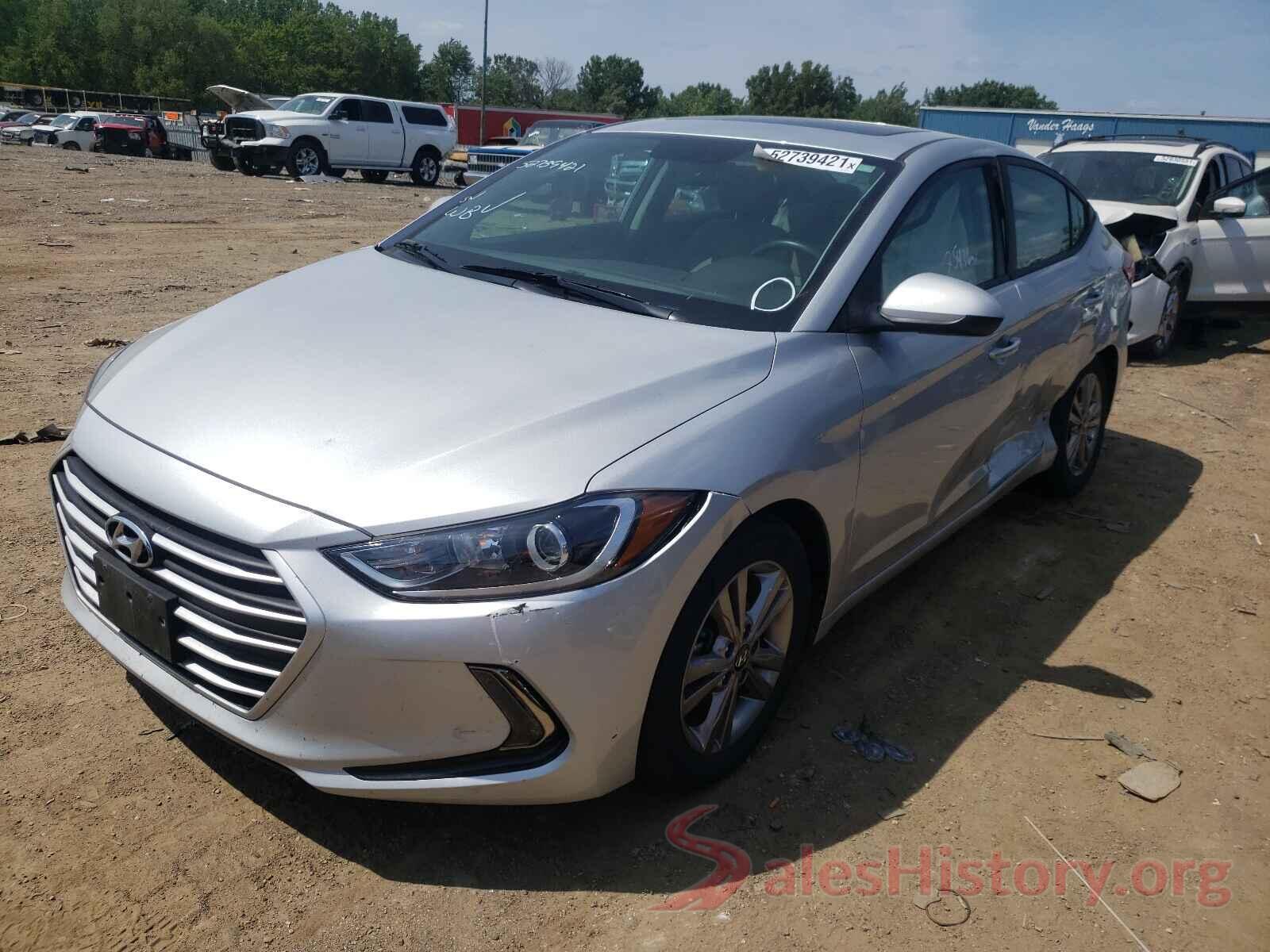 KMHD84LF2JU629119 2018 HYUNDAI ELANTRA