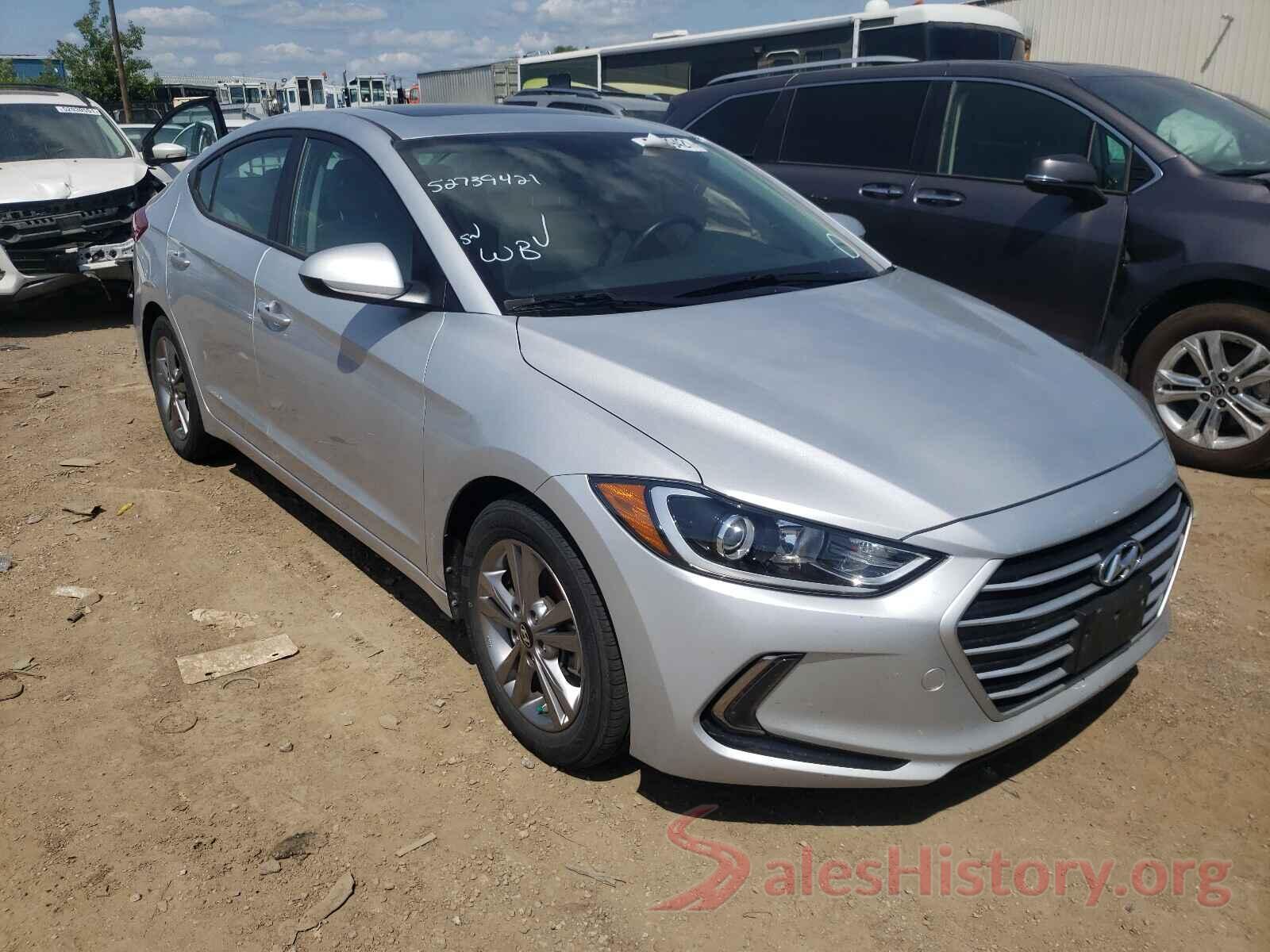 KMHD84LF2JU629119 2018 HYUNDAI ELANTRA