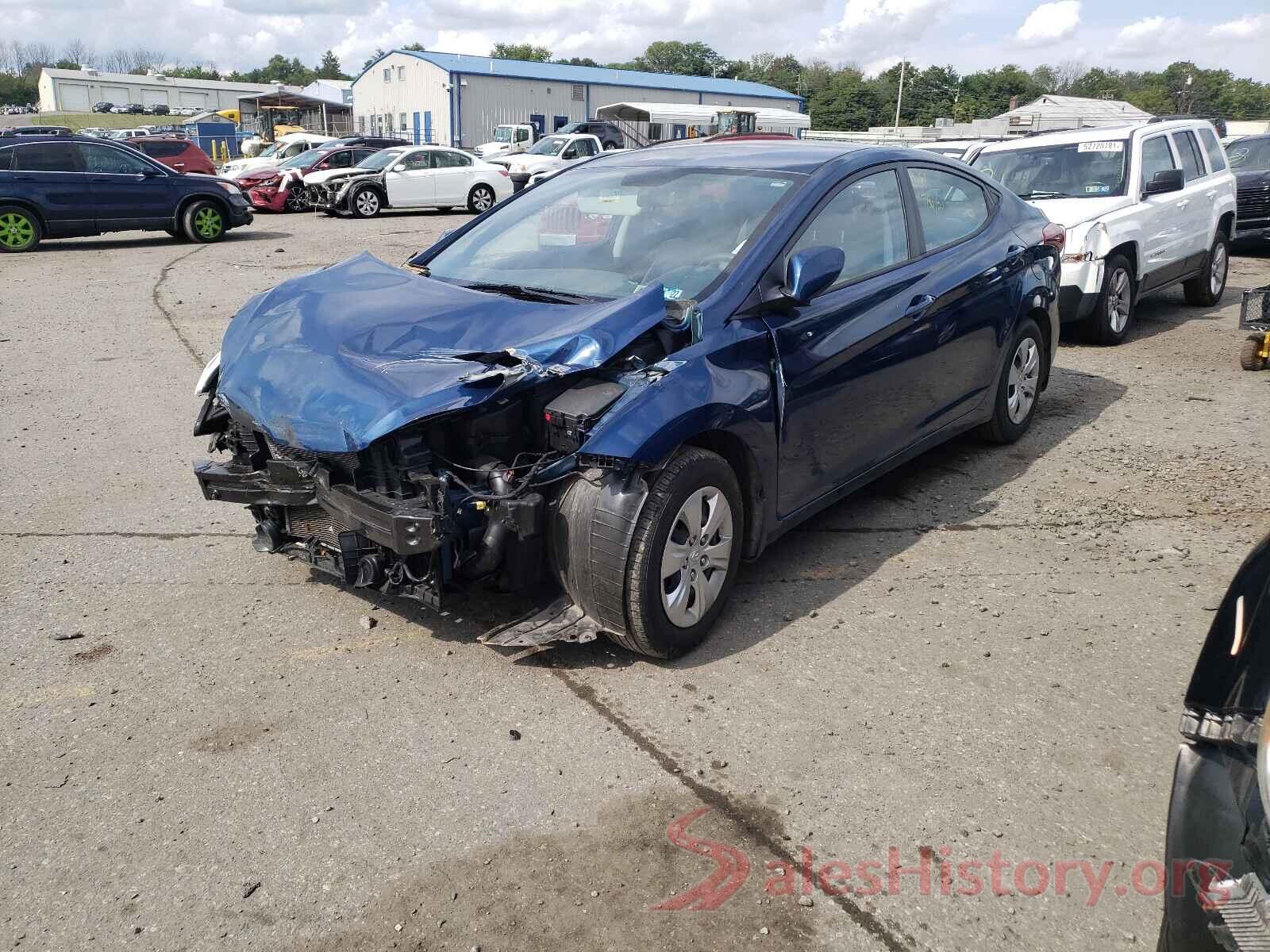 KMHDH4AE3GU517724 2016 HYUNDAI ELANTRA