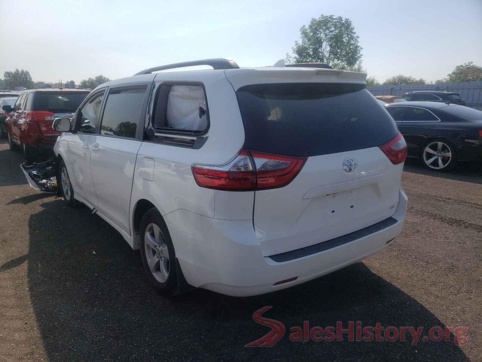 5TDKZ3DCXLS070319 2020 TOYOTA SIENNA