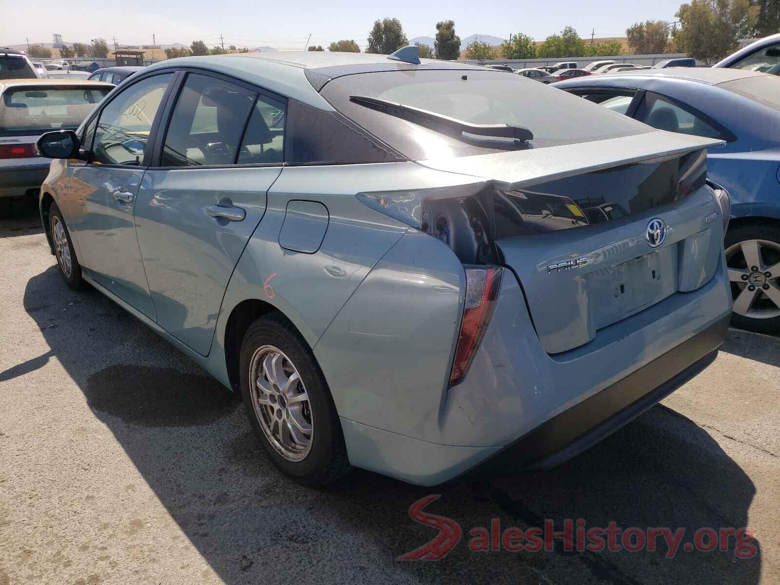 JTDKARFU6G3011047 2016 TOYOTA PRIUS