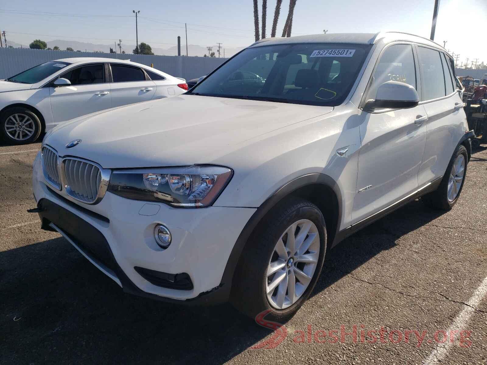 5UXWZ7C39H0X39568 2017 BMW X3