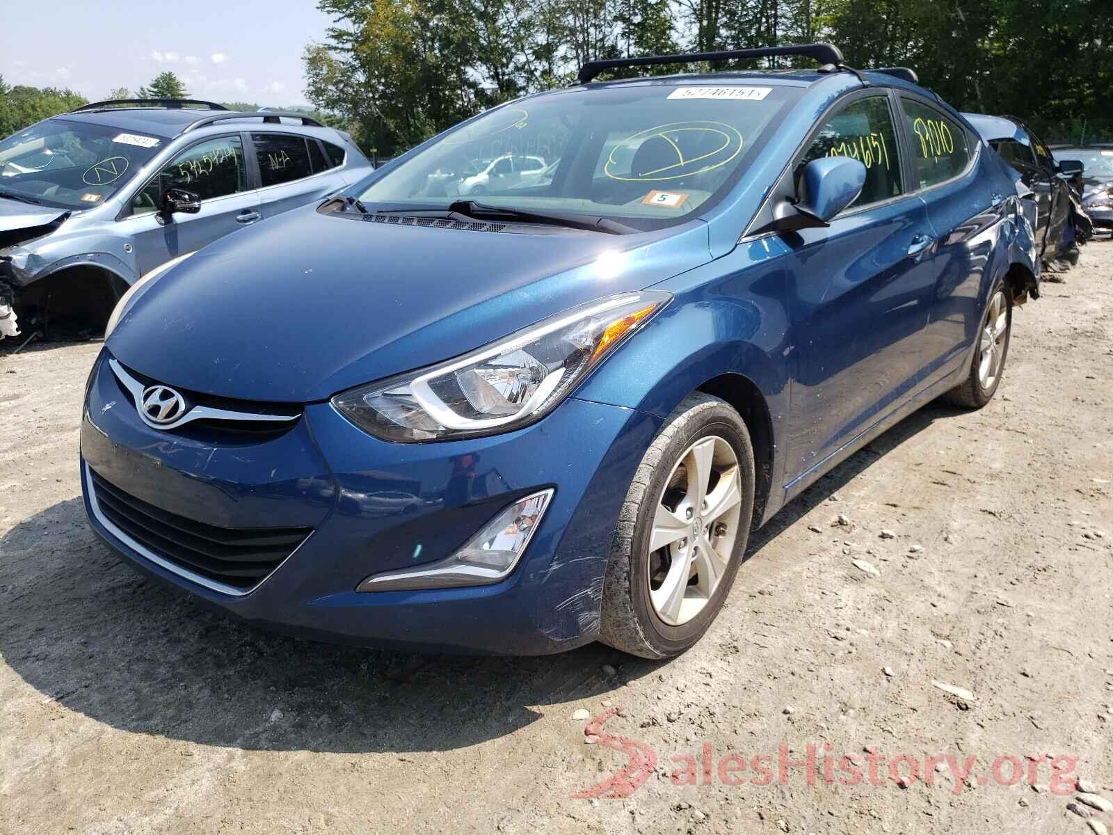 KMHDH4AE8GU568443 2016 HYUNDAI ELANTRA