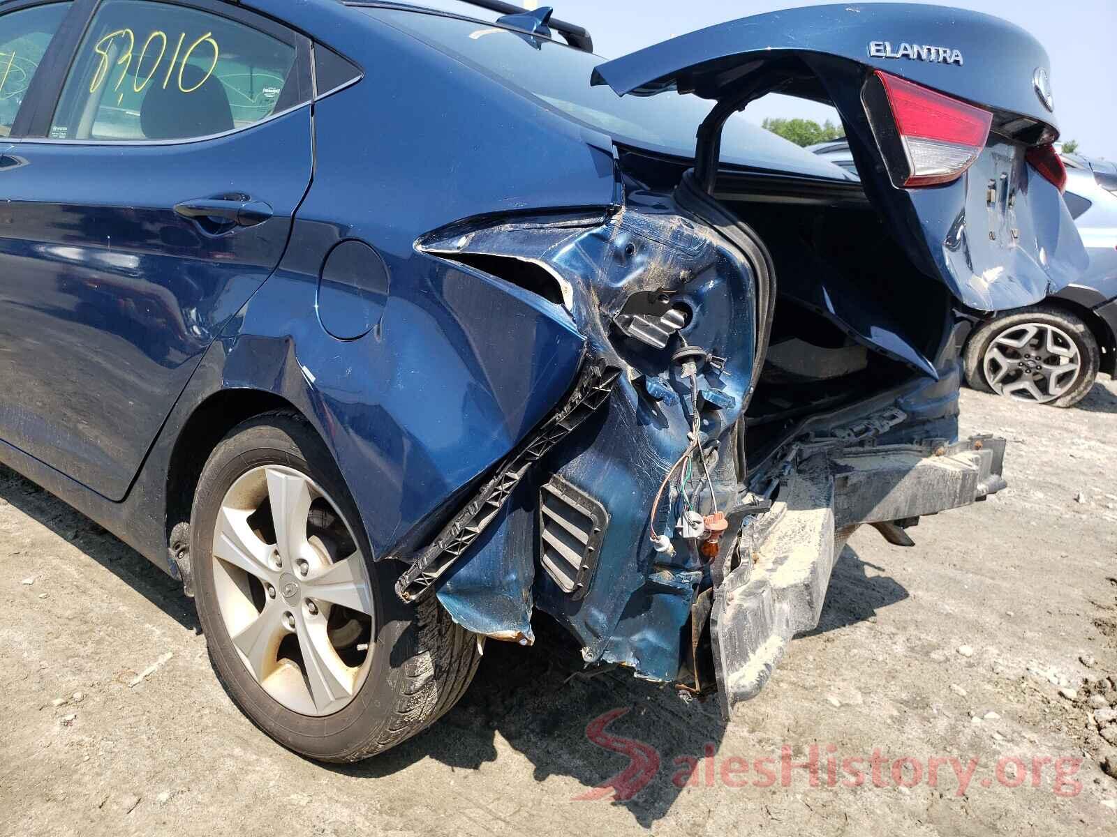 KMHDH4AE8GU568443 2016 HYUNDAI ELANTRA