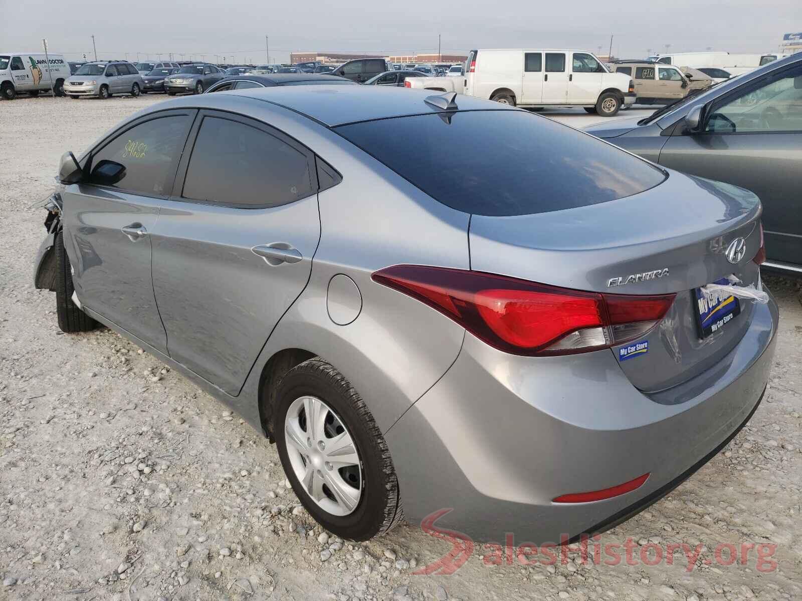 5NPDH4AE1GH729004 2016 HYUNDAI ELANTRA