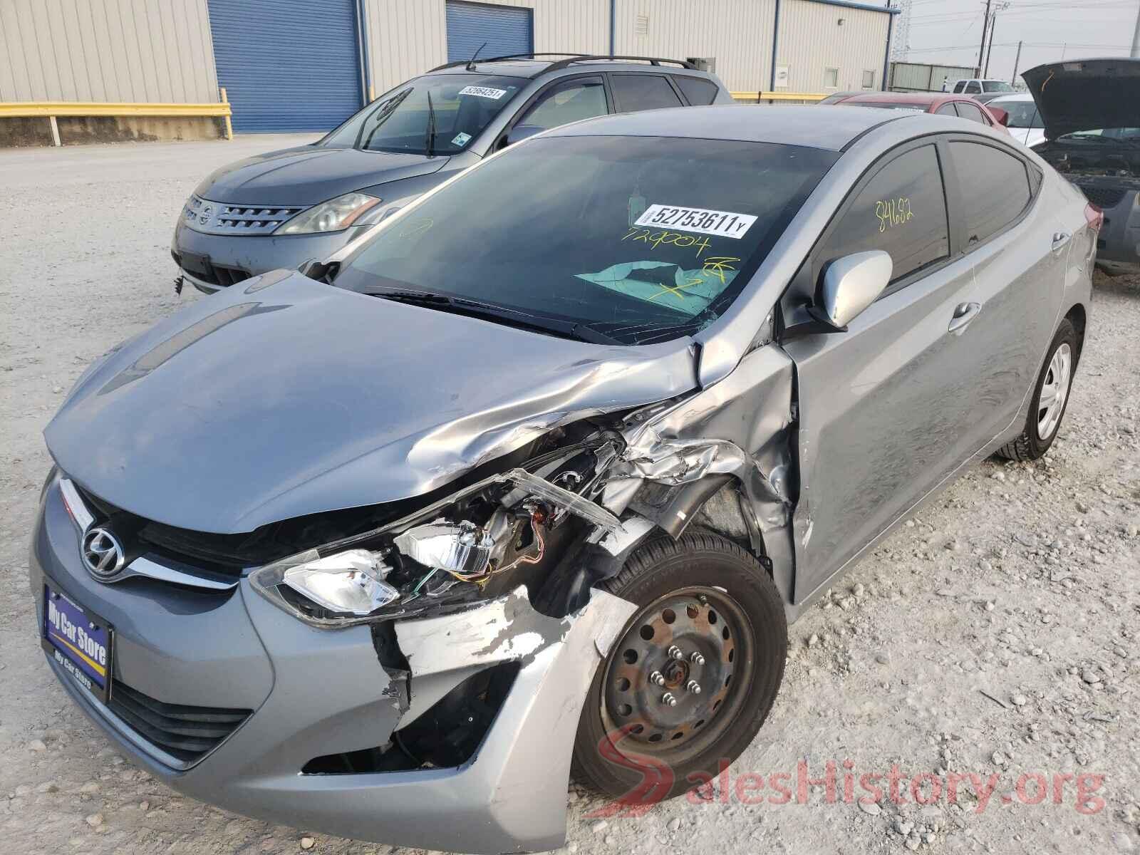 5NPDH4AE1GH729004 2016 HYUNDAI ELANTRA