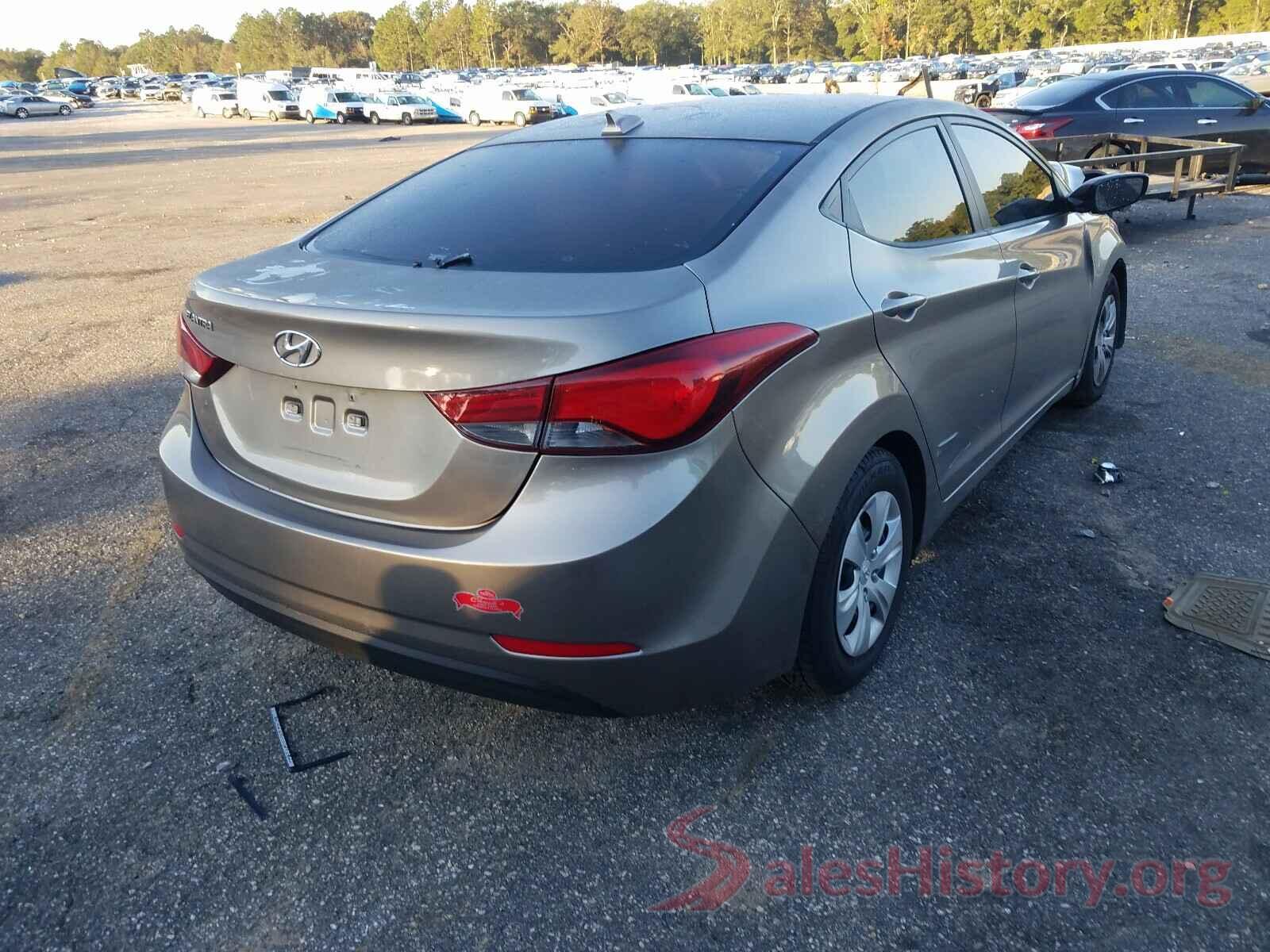 5NPDH4AE6GH739771 2016 HYUNDAI ELANTRA