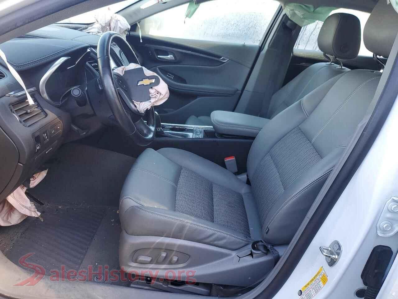 2018 CHEVROLET IMPALA VIN 2G1105S35J9143888, engine bay