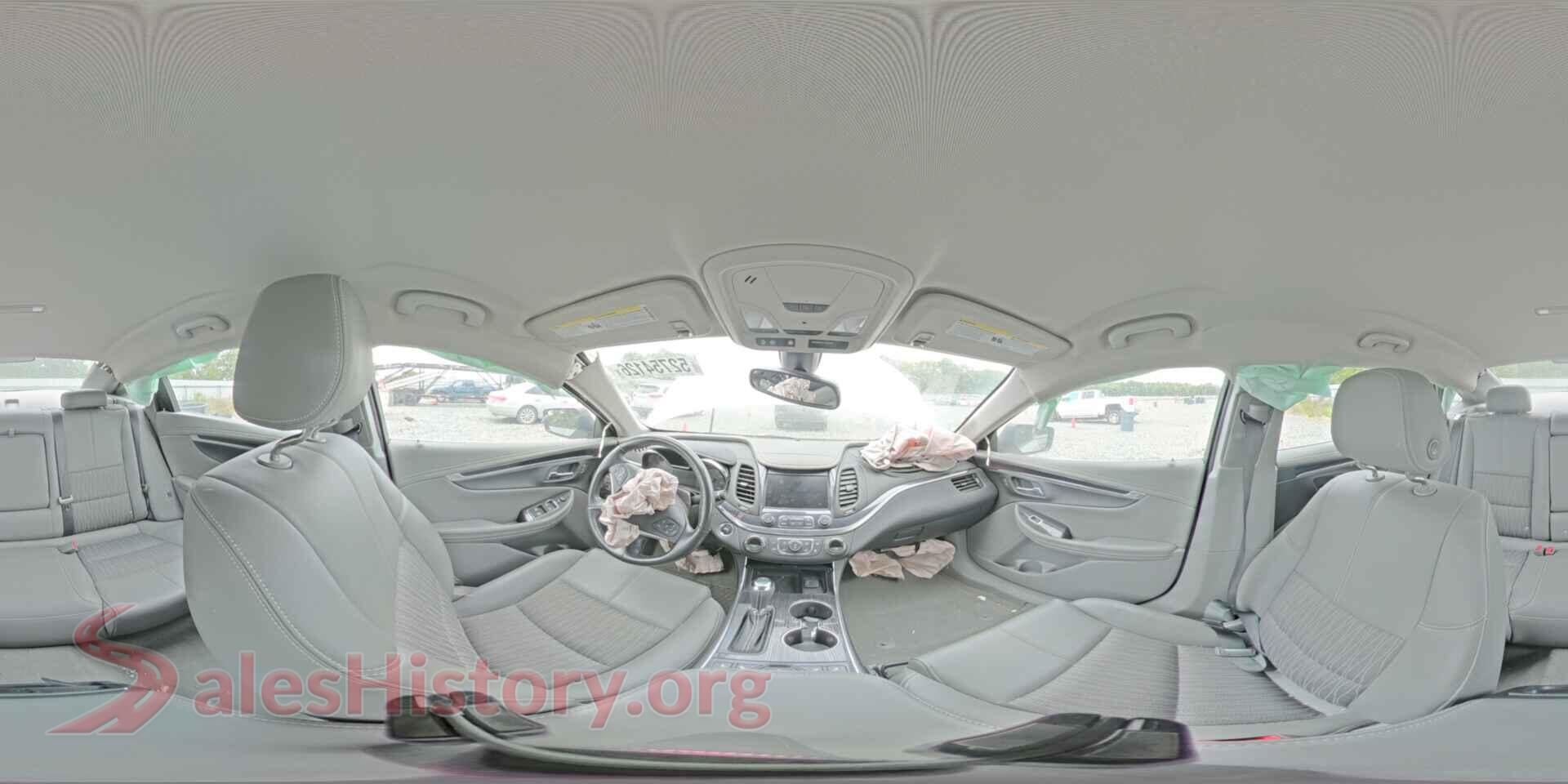 2018 CHEVROLET IMPALA VIN 2G1105S35J9143888, damage close-up