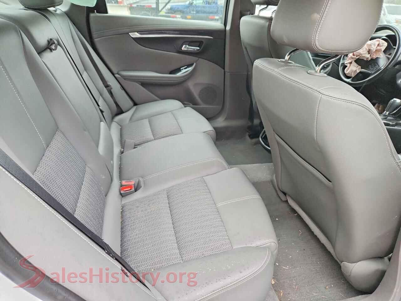2018 CHEVROLET IMPALA VIN 2G1105S35J9143888, odometer mileage