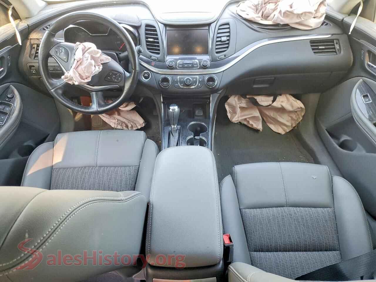 2018 CHEVROLET IMPALA VIN 2G1105S35J9143888, interior dashboard