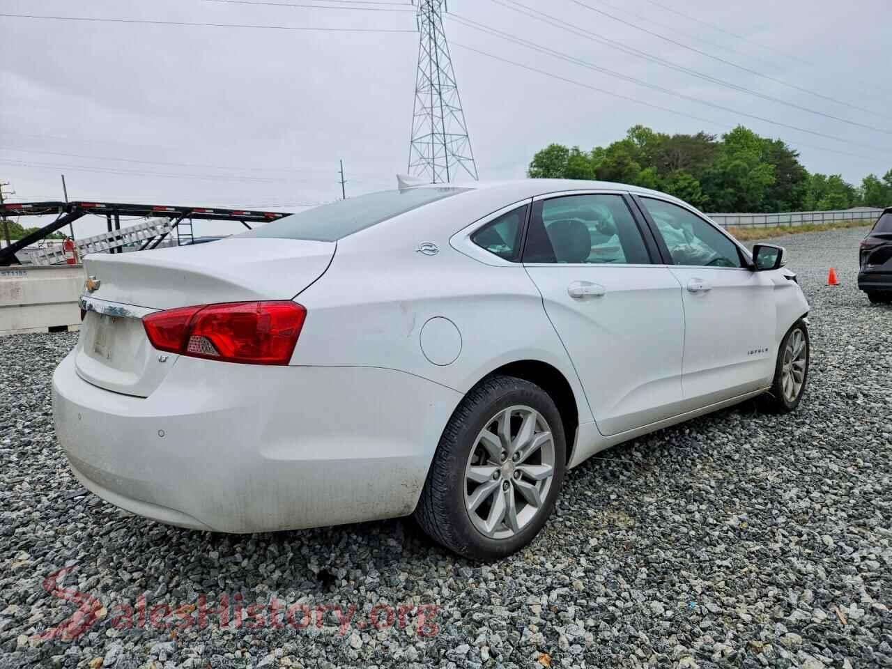 2018 CHEVROLET IMPALA VIN 2G1105S35J9143888, right side view