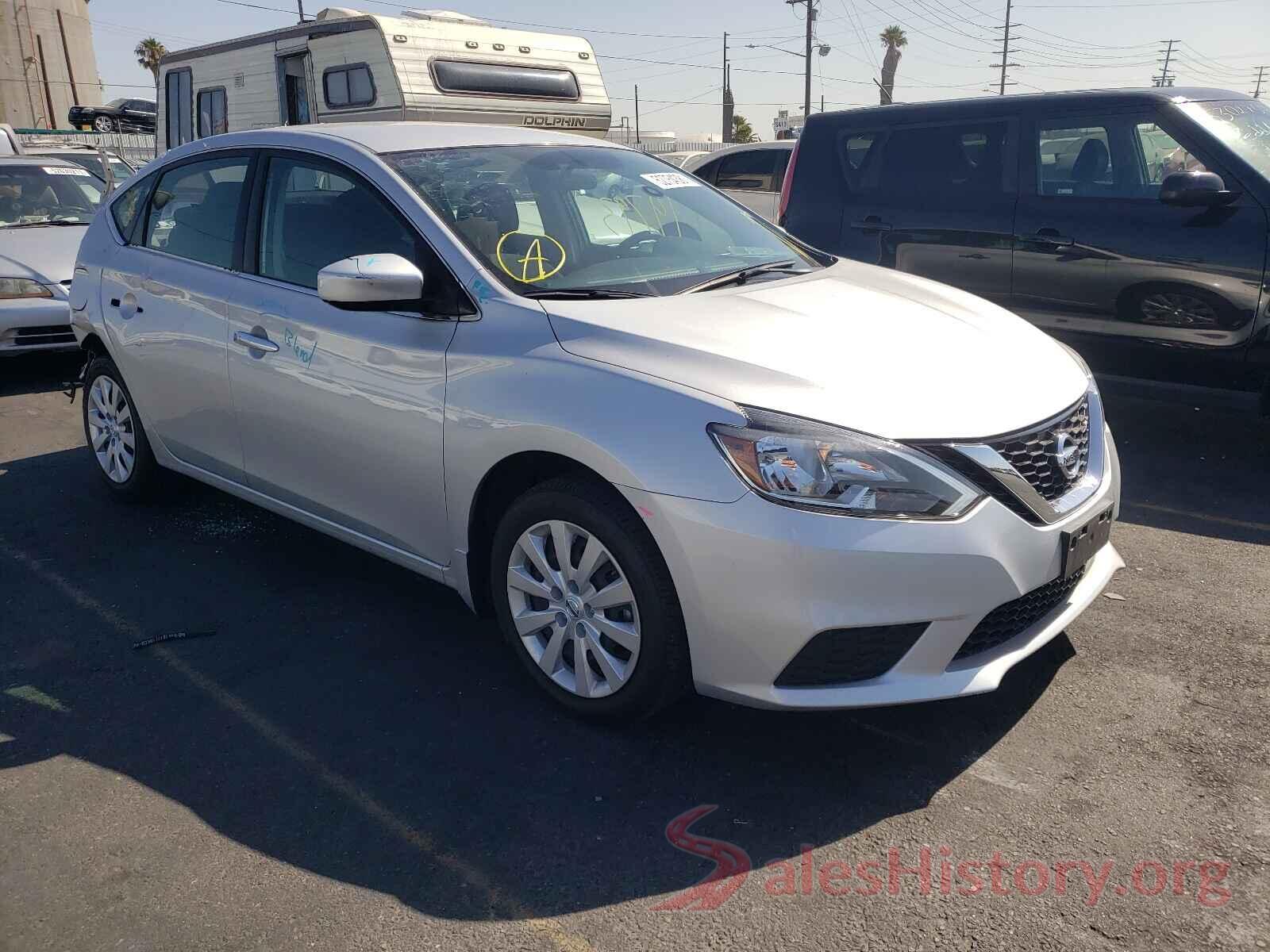 3N1AB7AP3KY254607 2019 NISSAN SENTRA