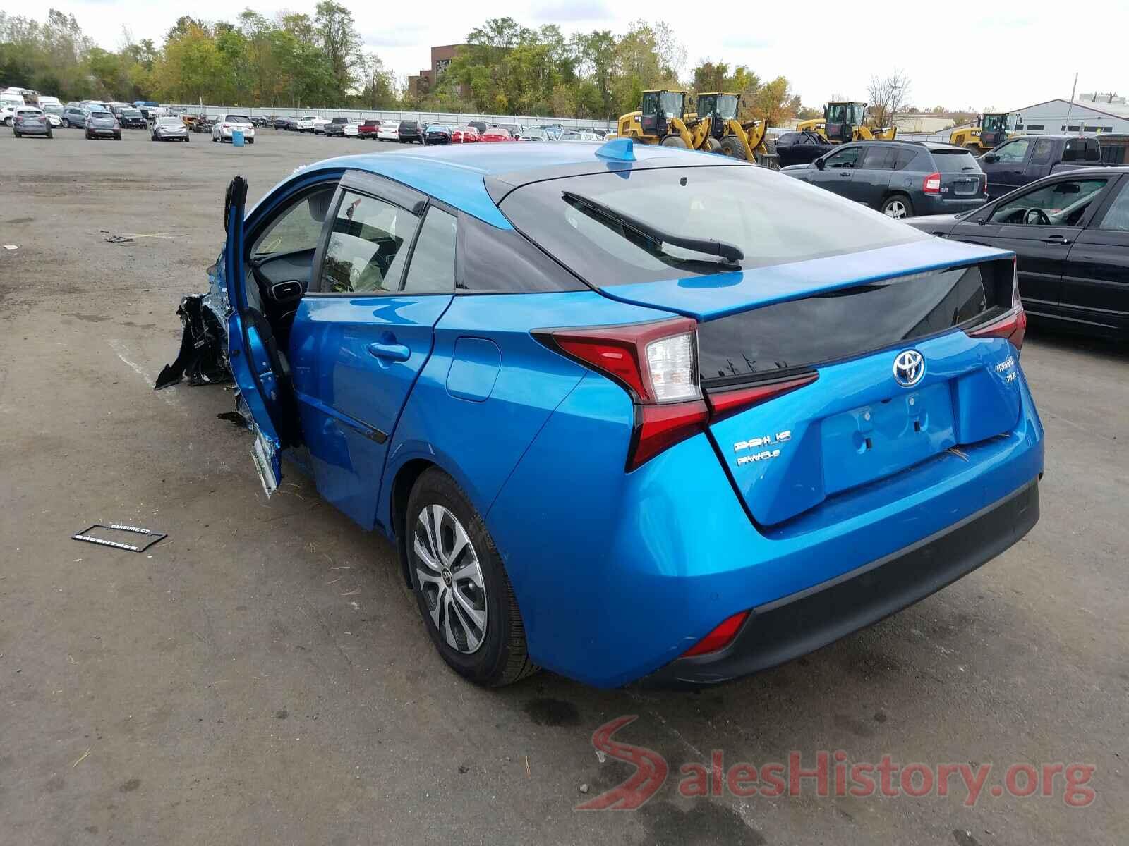 JTDL9RFU7L3015728 2020 TOYOTA PRIUS