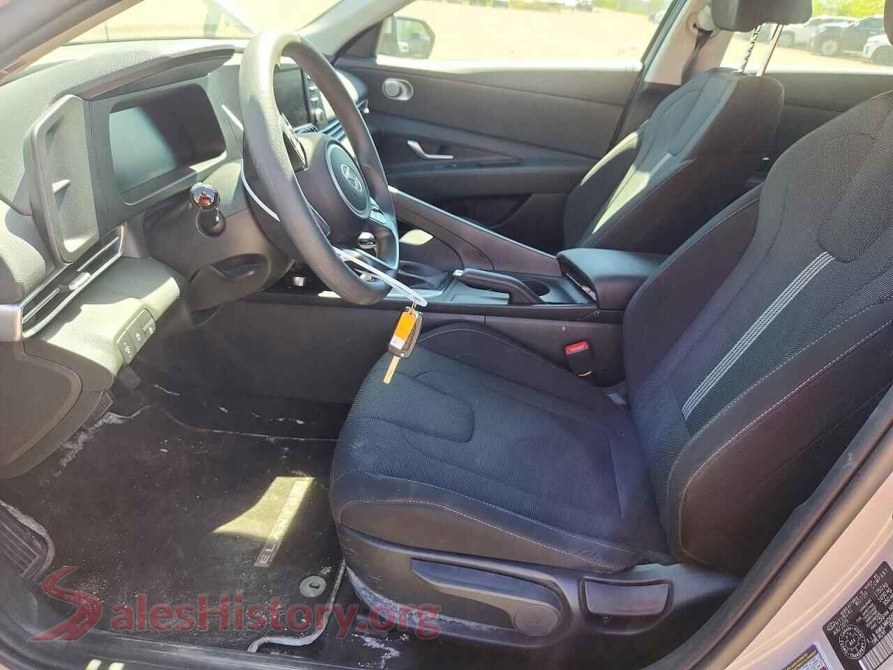 2025 HYUNDAI ELANTRA VIN KMHLM4DG6SU096885, engine bay