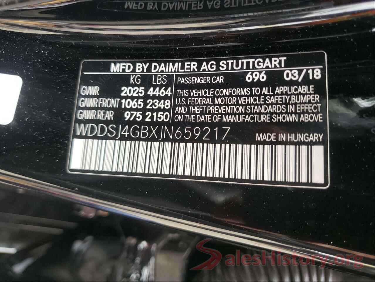 WDDSJ4GBXJN659217 2018 MERCEDES-BENZ CLA-CLASS