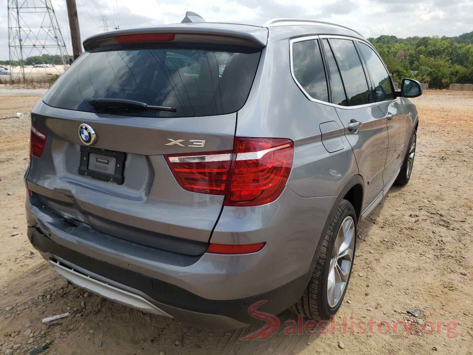 5UXWX9C5XG0D69607 2016 BMW X3