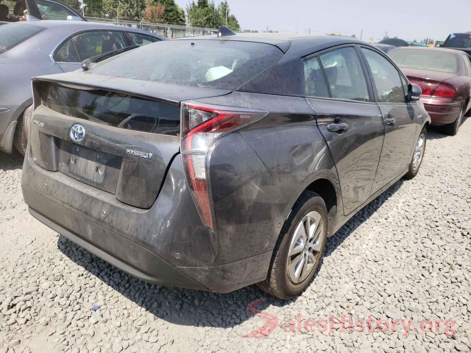 JTDKARFU1J3060101 2018 TOYOTA PRIUS