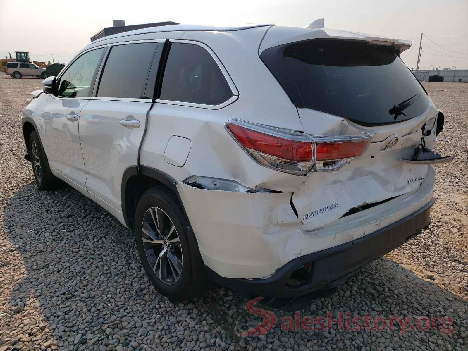 5TDJKRFH1GS311637 2016 TOYOTA HIGHLANDER