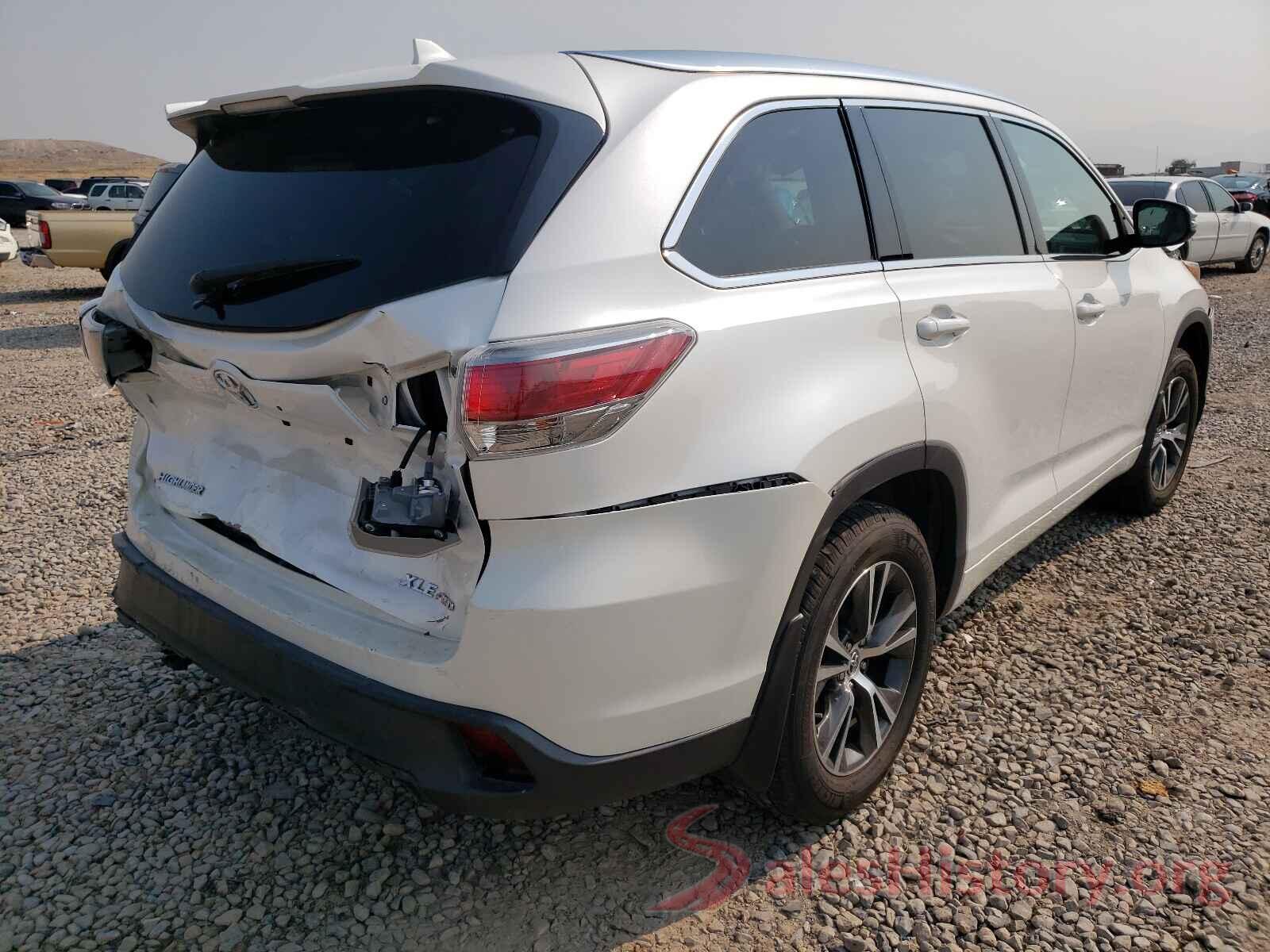 5TDJKRFH1GS311637 2016 TOYOTA HIGHLANDER