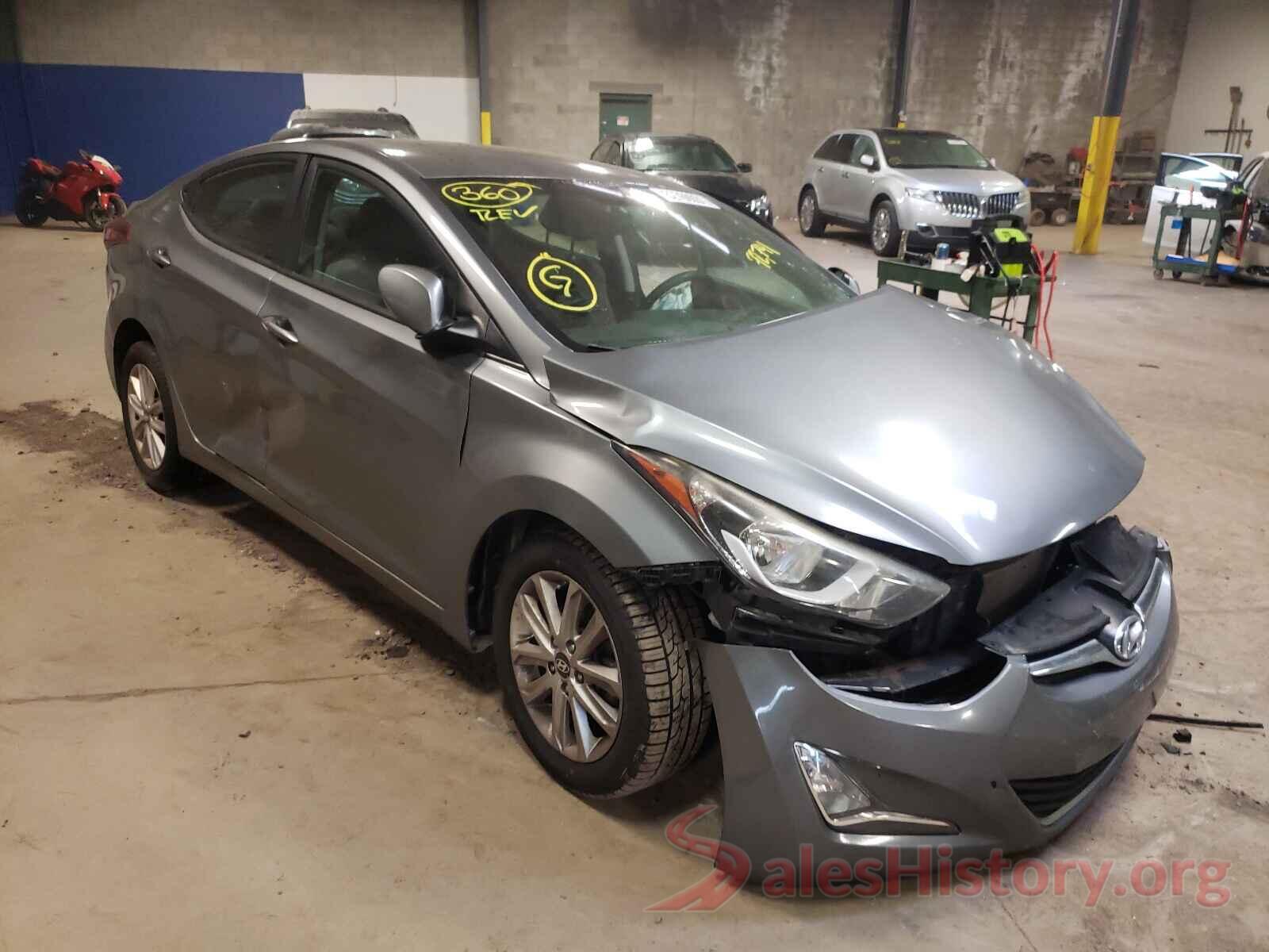 KMHDH4AE4GU586227 2016 HYUNDAI ELANTRA