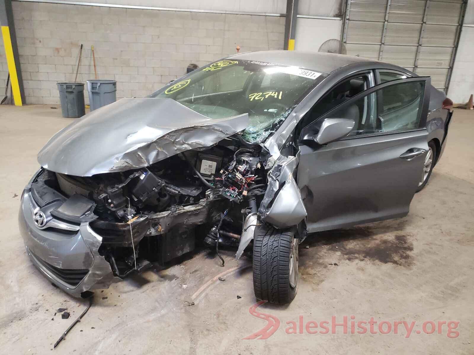 KMHDH4AE4GU586227 2016 HYUNDAI ELANTRA