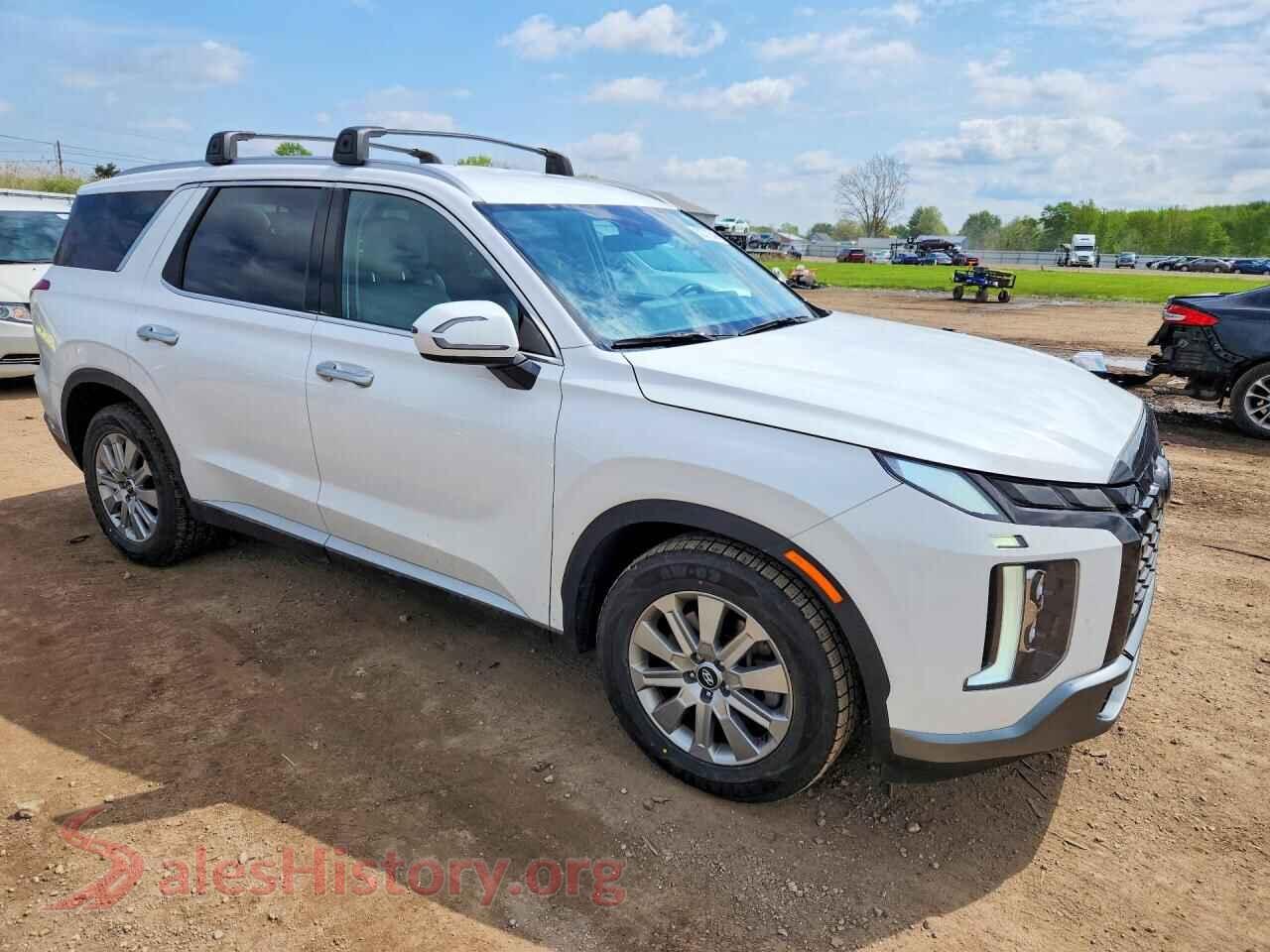 2024 HYUNDAI PALISADE VIN KM8R2DGE5RU725413, rear 3/4 view