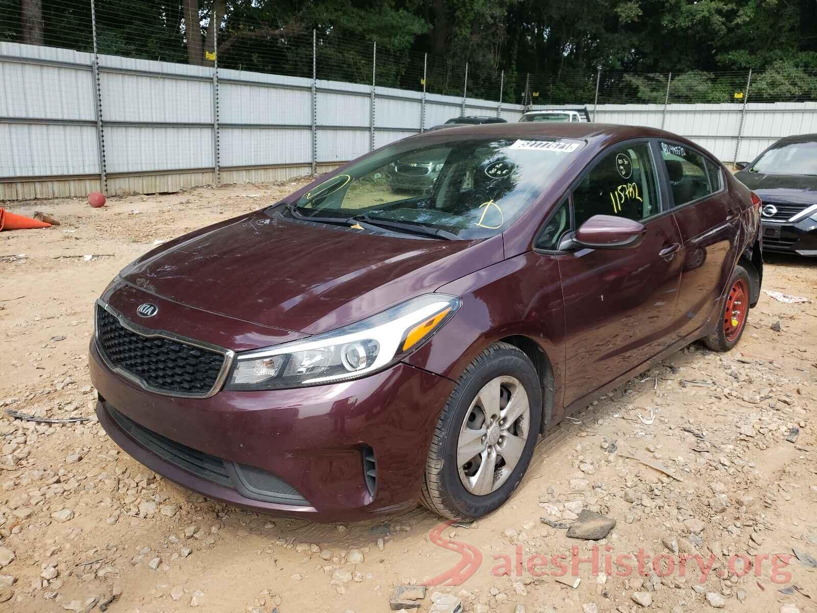 3KPFK4A77HE083940 2017 KIA FORTE