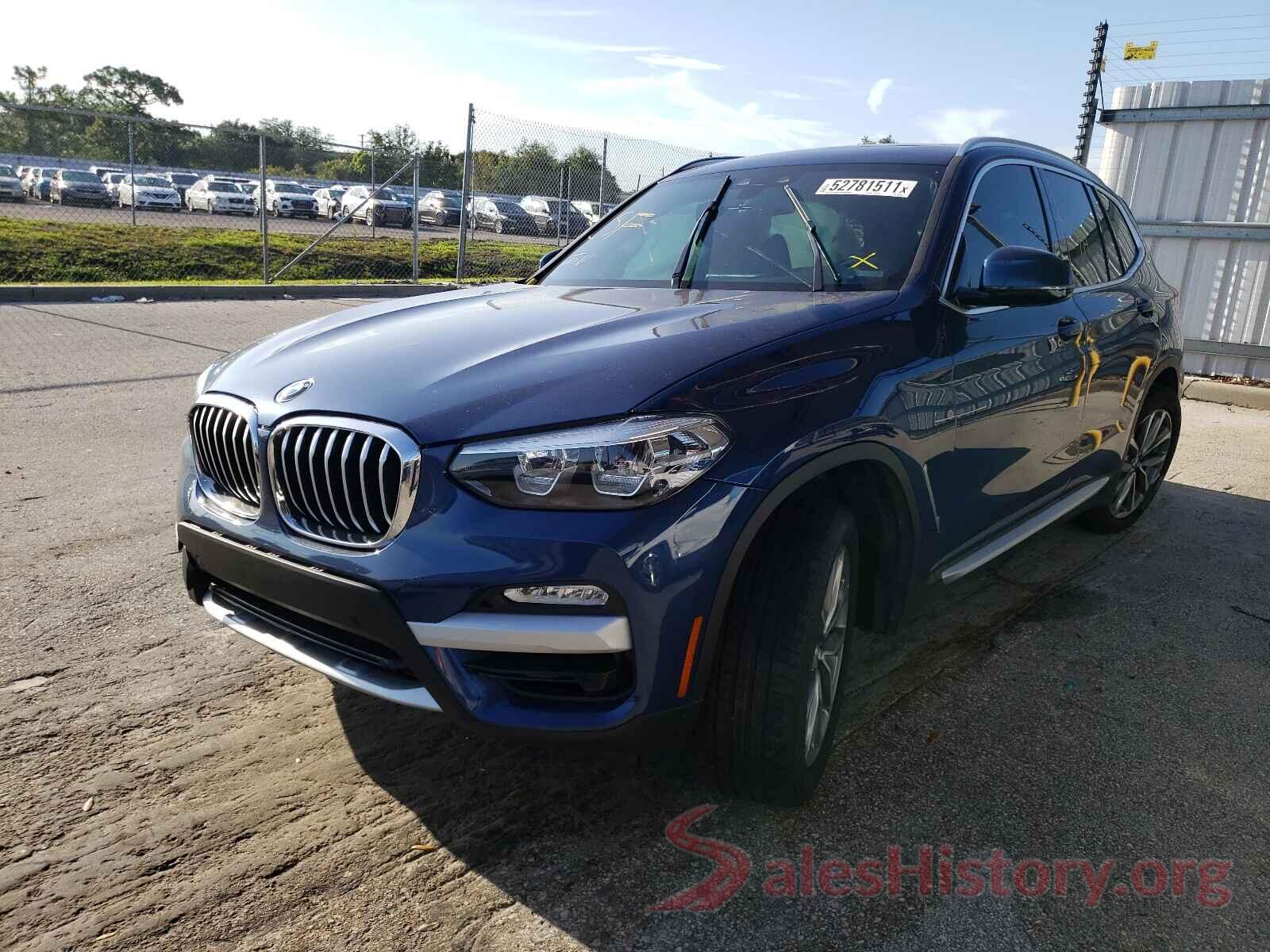 5UXTR7C55KLR45898 2019 BMW X3