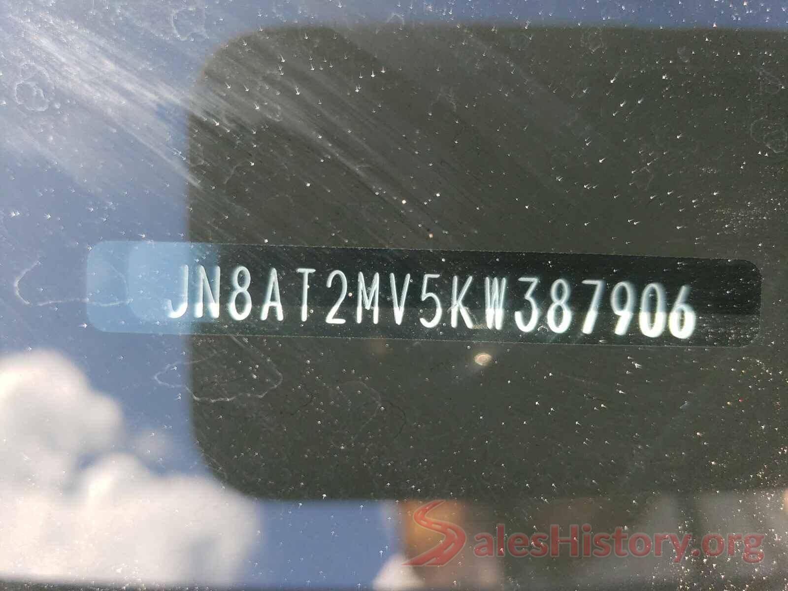 JN8AT2MV5KW387906 2019 NISSAN ROGUE