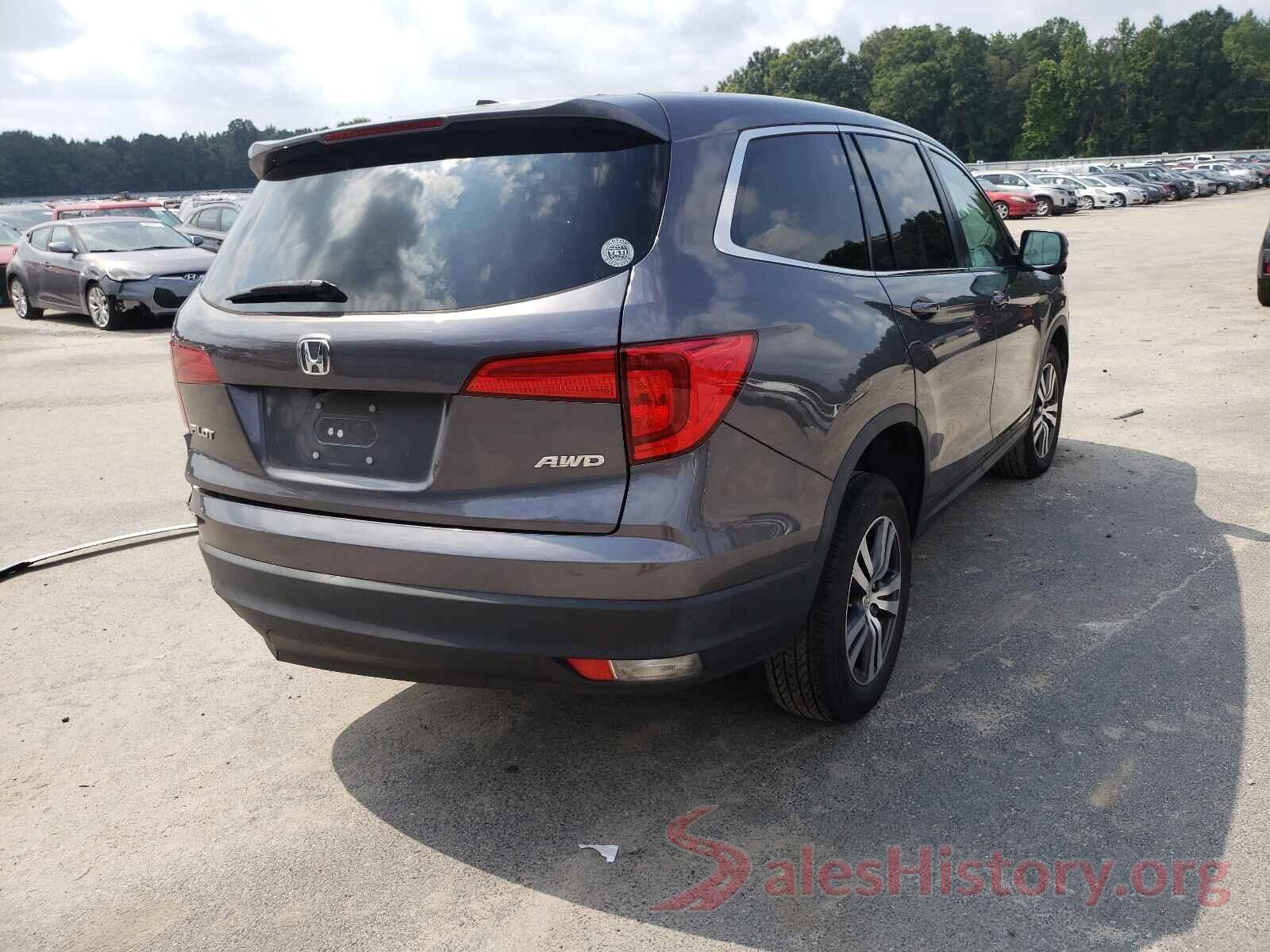 5FNYF6H78HB069344 2017 HONDA PILOT