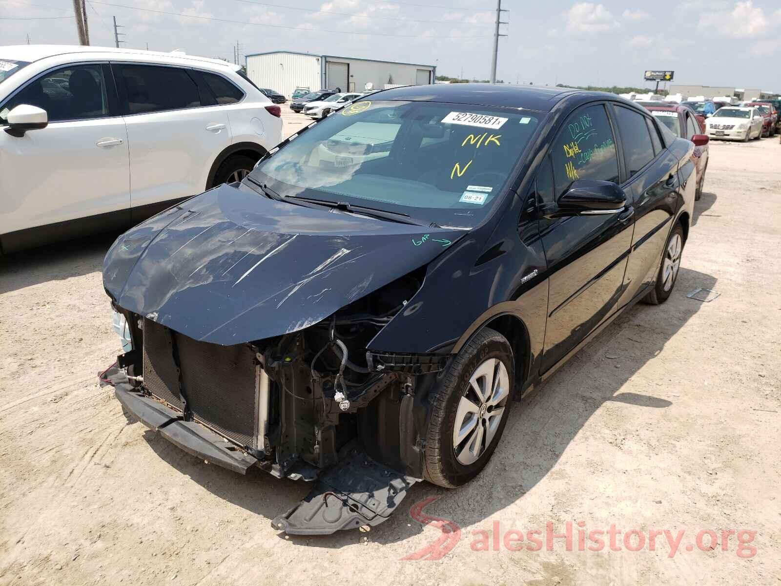 JTDKARFU7G3009792 2016 TOYOTA PRIUS