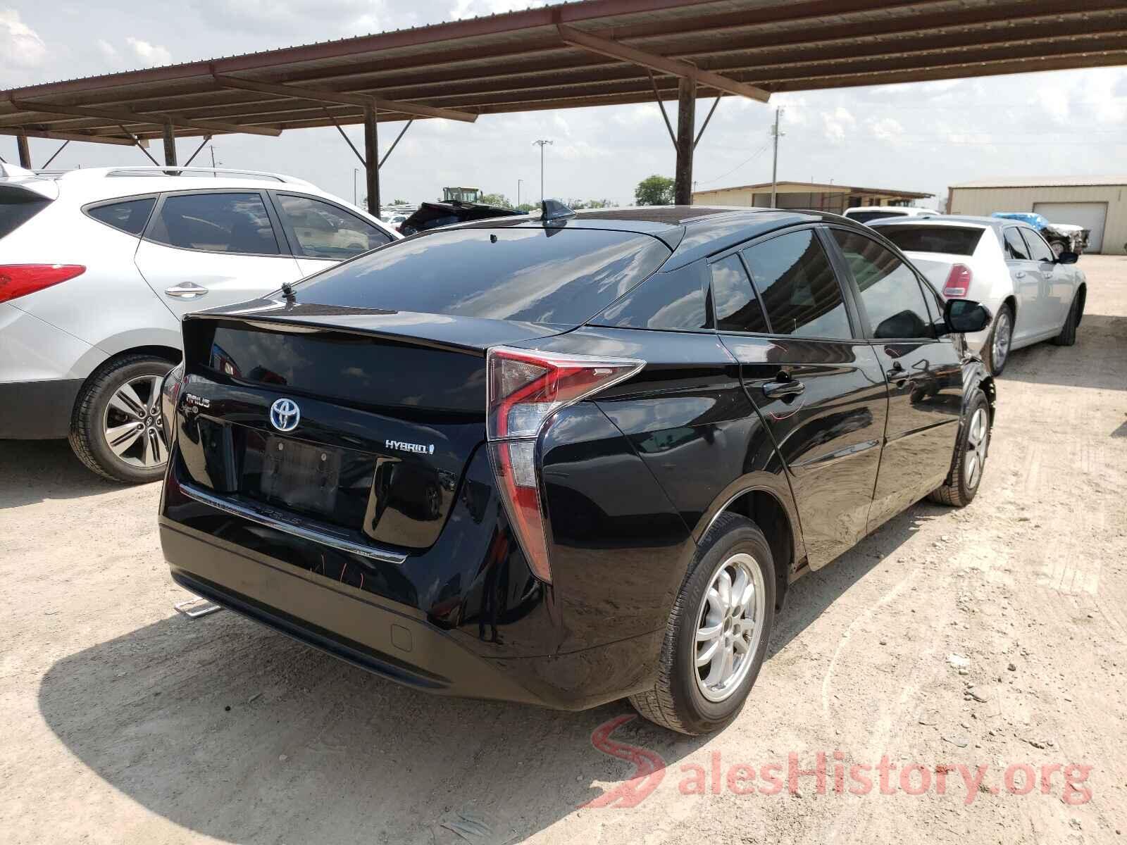 JTDKARFU7G3009792 2016 TOYOTA PRIUS