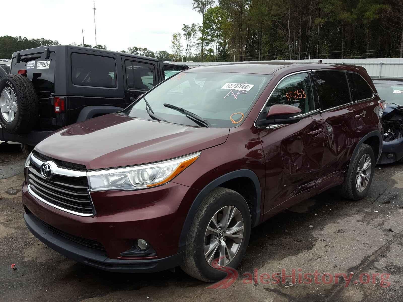 5TDZKRFH6GS172737 2016 TOYOTA HIGHLANDER