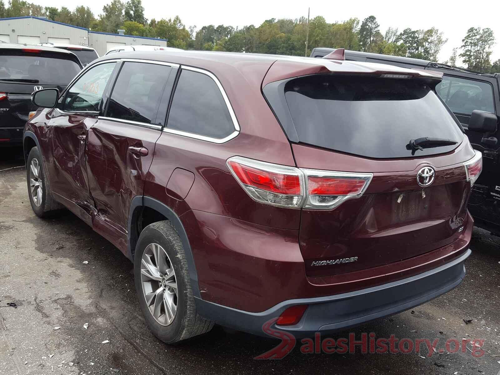 5TDZKRFH6GS172737 2016 TOYOTA HIGHLANDER