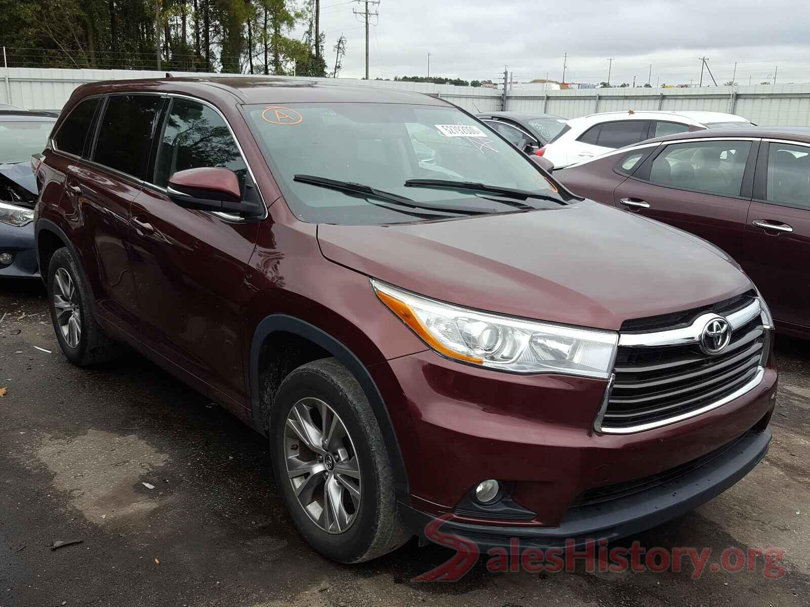 5TDZKRFH6GS172737 2016 TOYOTA HIGHLANDER