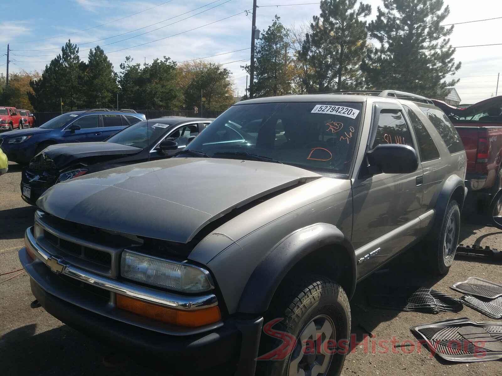 1GNCT18X44K127198 2004 CHEVROLET BLAZER