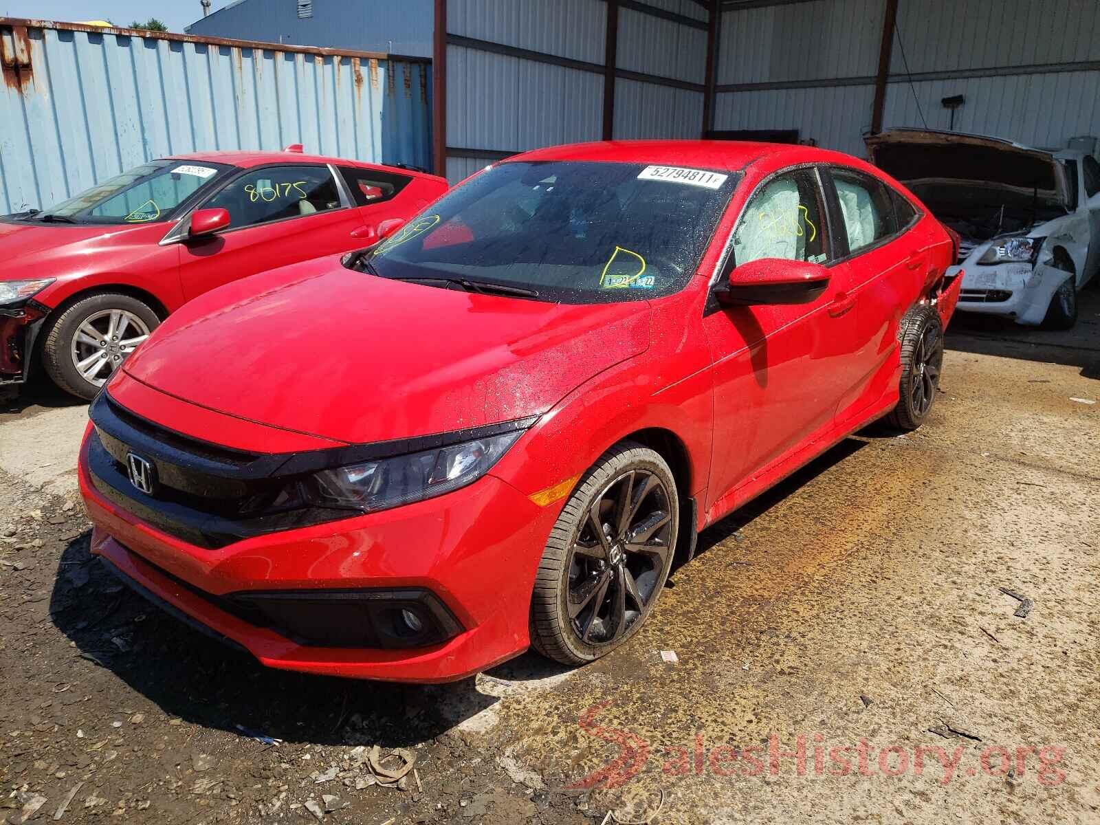 2HGFC2F82KH512840 2019 HONDA CIVIC