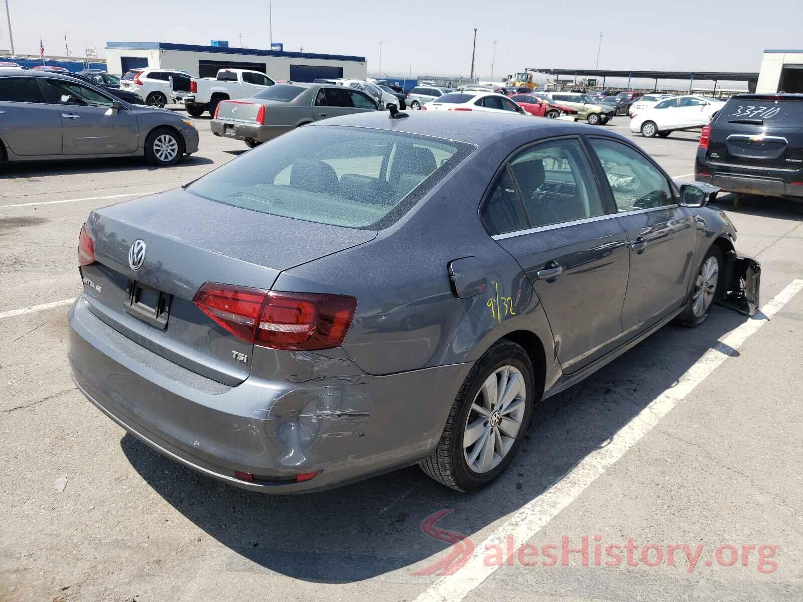 3VWD67AJ0GM291393 2016 VOLKSWAGEN JETTA