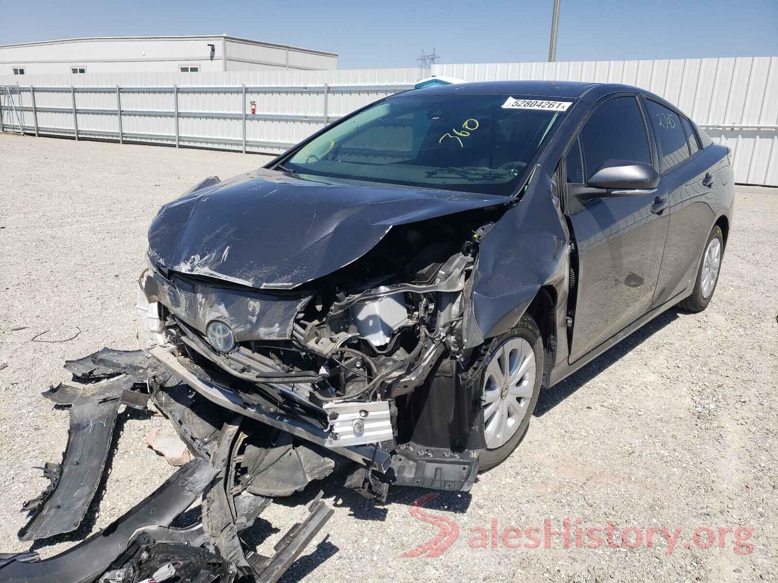 JTDKARFU6K3088686 2019 TOYOTA PRIUS