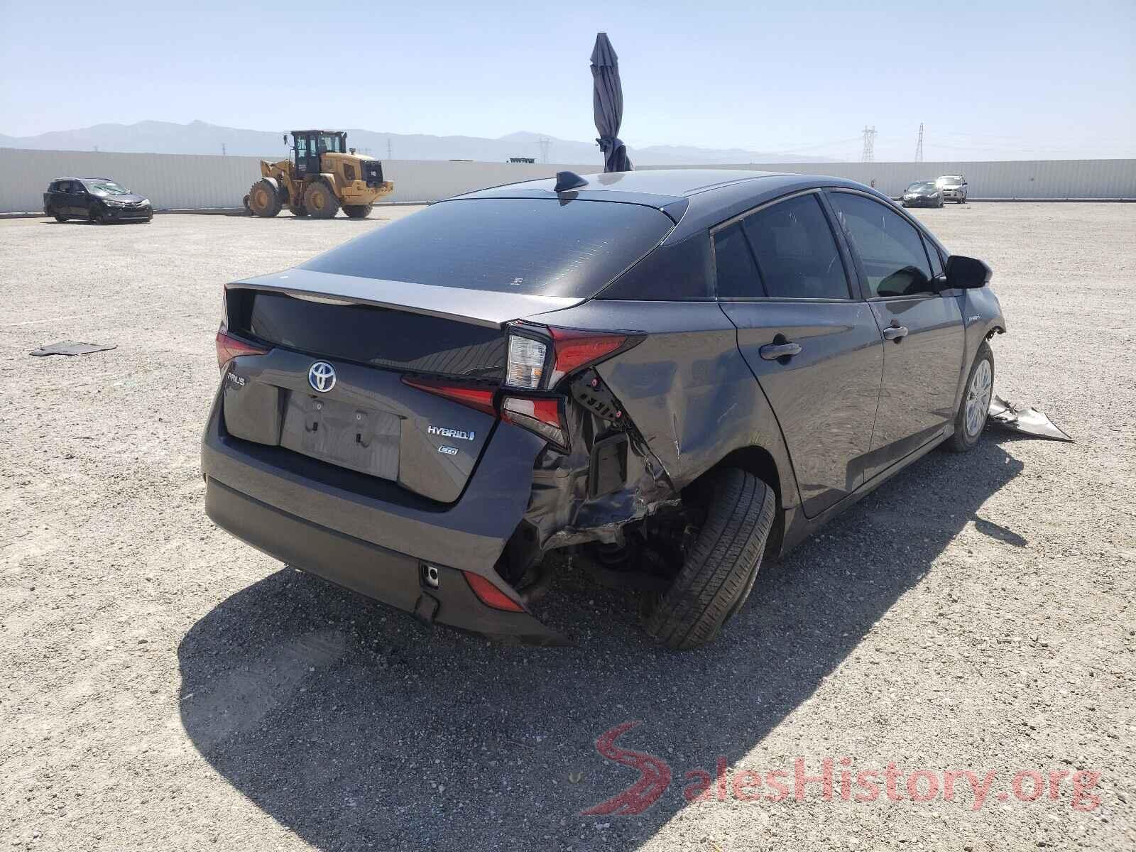 JTDKARFU6K3088686 2019 TOYOTA PRIUS