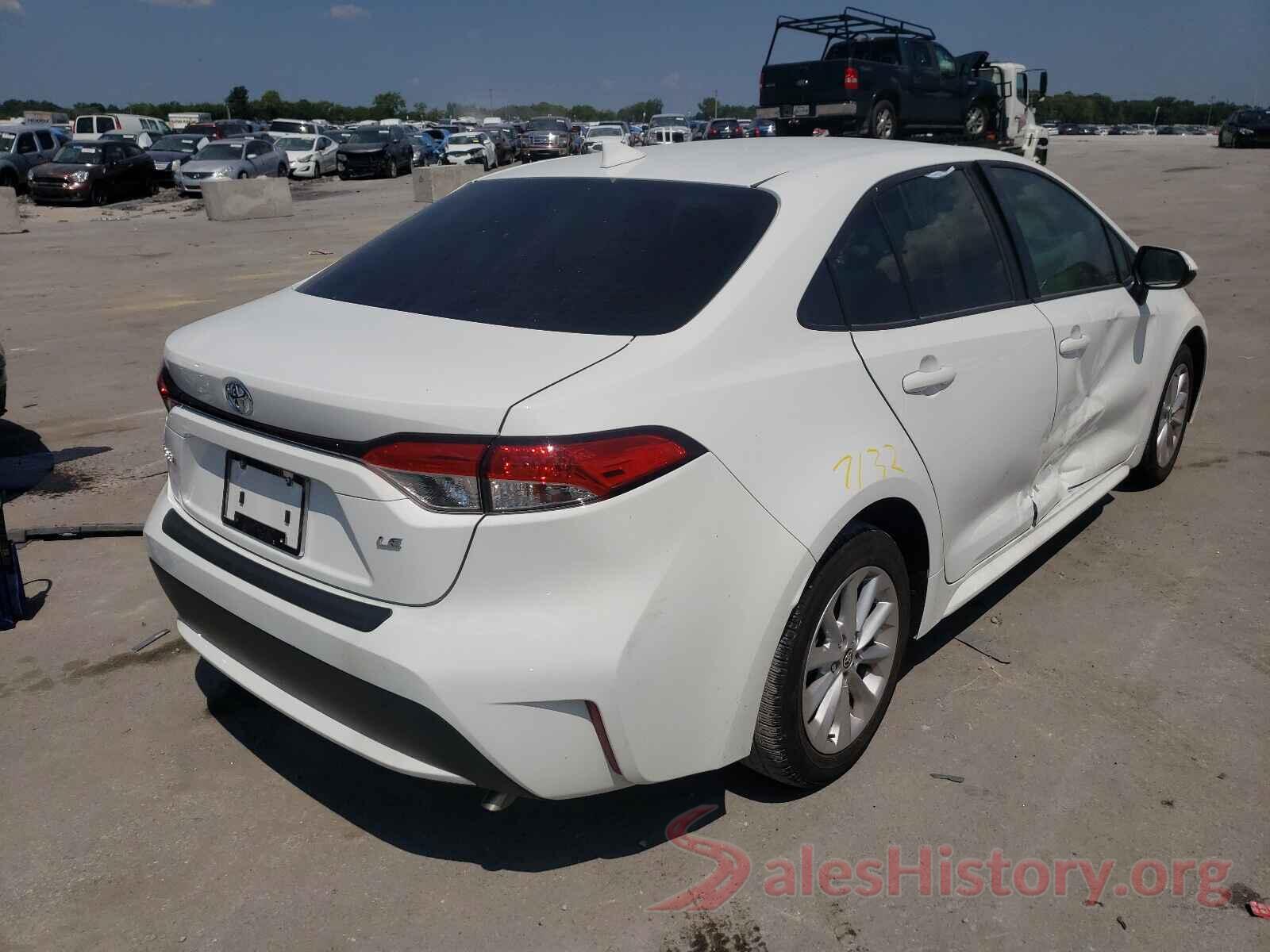 JTDVPRAE8LJ115766 2020 TOYOTA COROLLA