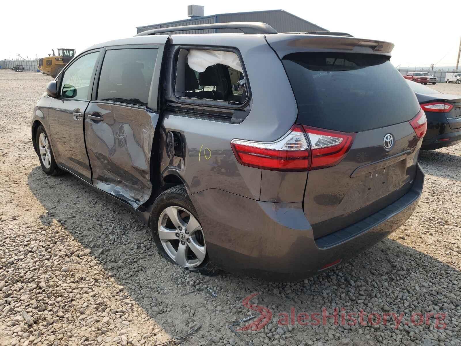 5TDKZ3DCXHS865412 2017 TOYOTA SIENNA